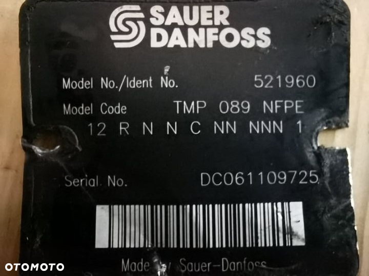 Pompa jazdy Kramer Allrad 4107 {Sauer-Danfoss TMP 089 NFPE} - 3