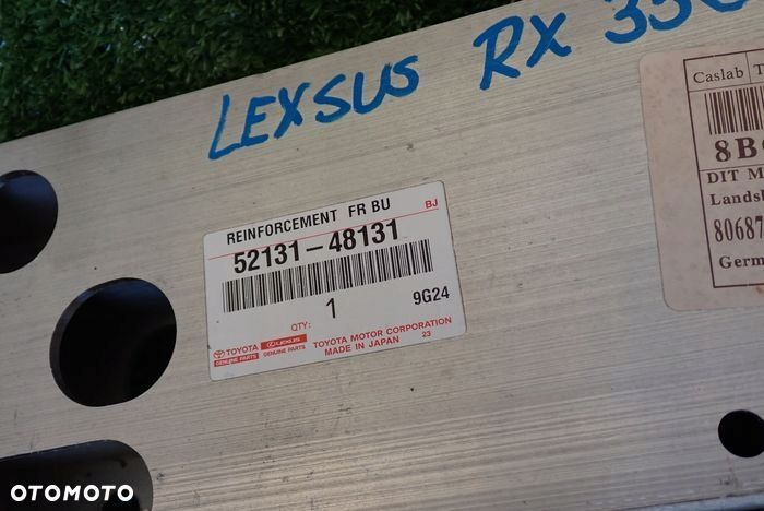 LEXUS RX350 450H 12-15 belka zderzaka przednia przód - 4