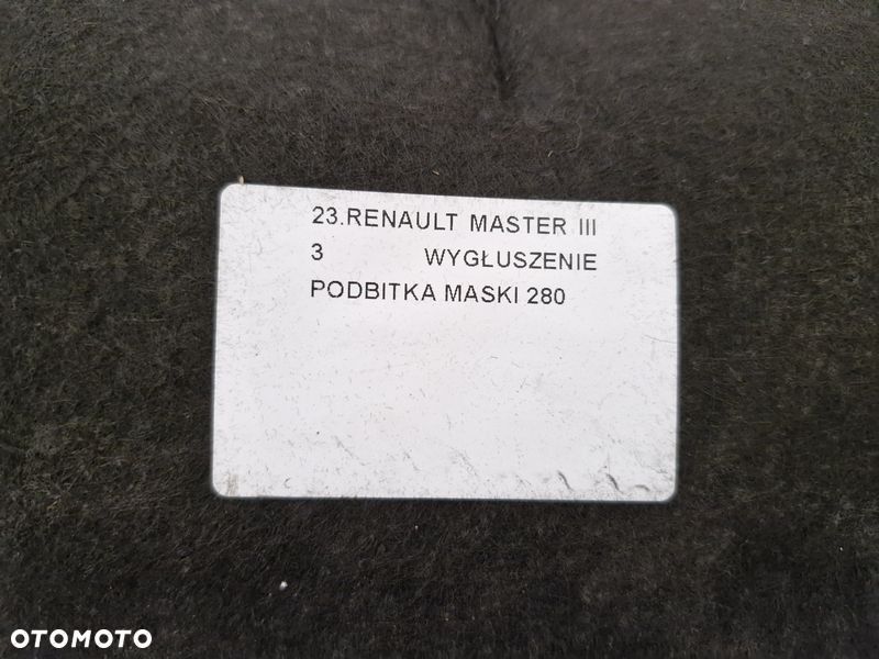 RENAULT MASTER 3 III WYGŁUSZENIE MASKI PODBITKA - 6