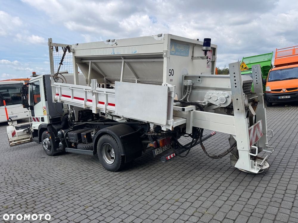 Iveco Eurocargo Wywrotka solarka piaskarka zimowe utrzymanie odśnieżanie akcja zima  3 str pług Specjalny Solarka Piaskarka Czołownica - 6