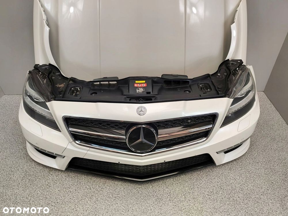 MERCEDES W218 CLS 63 AMG ZDERZAK MASKA CHŁODNICE PAS - 2