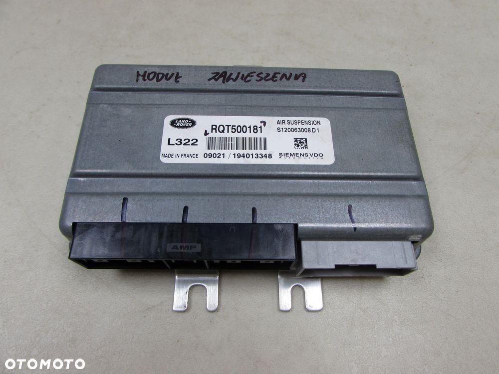 RANGE ROVER III LIFT L322 06-12 MODUL STEROWNIK ZAWIESZENIA RQT500181 S120063008 - 1