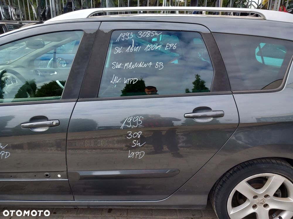 PEUGEOT 308 SW DRZWI LEWE TYLNE LEWY TYŁ KOMBI KOLOR: KTPD