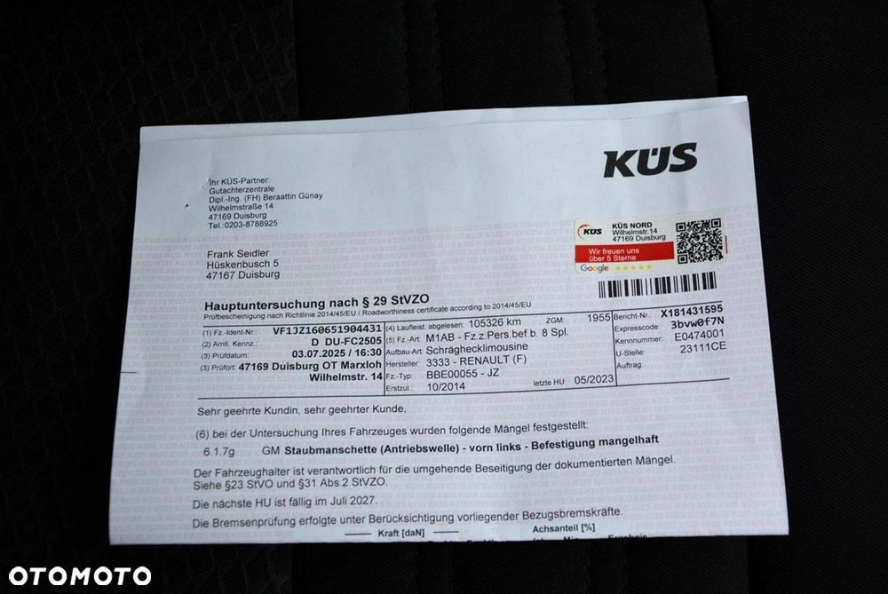 Renault Scenic ENERGY TCe 130 BOSE EDITION - 33