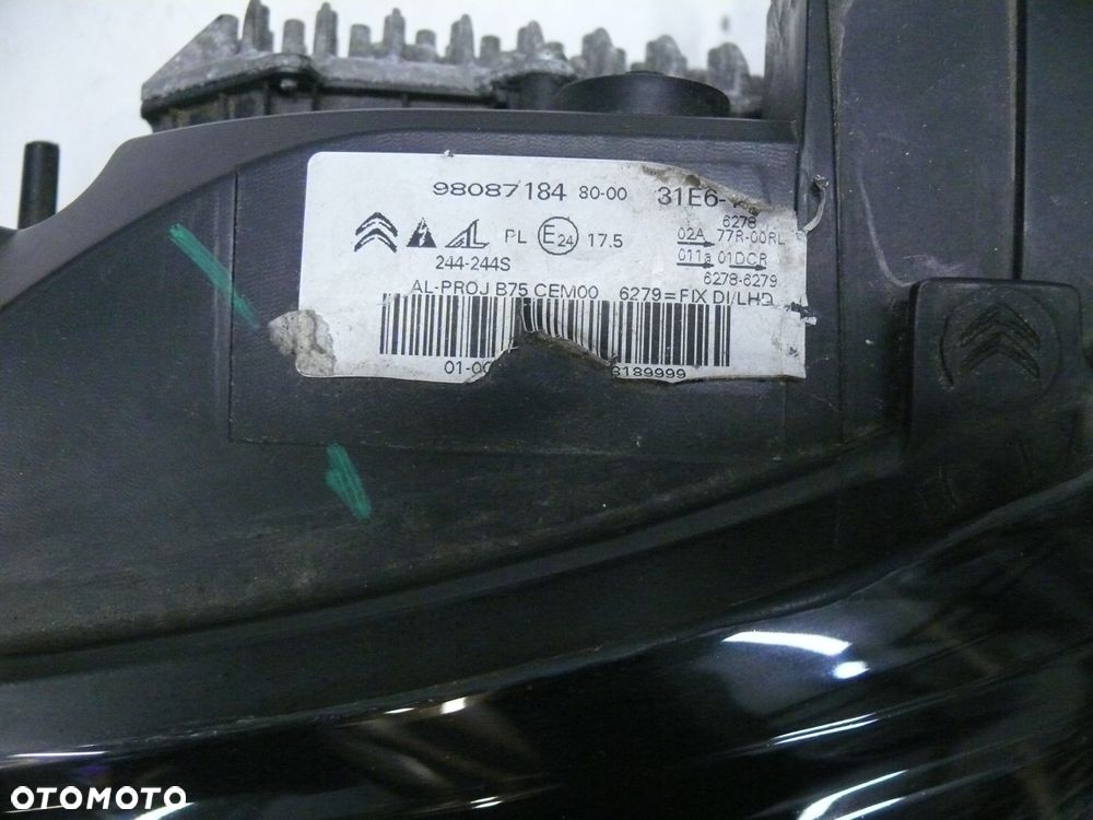 LAMPA PRZEDNIA PRAWA I LEWA CITROEN DS4 2014 2018 LIFT BI XENON - 8