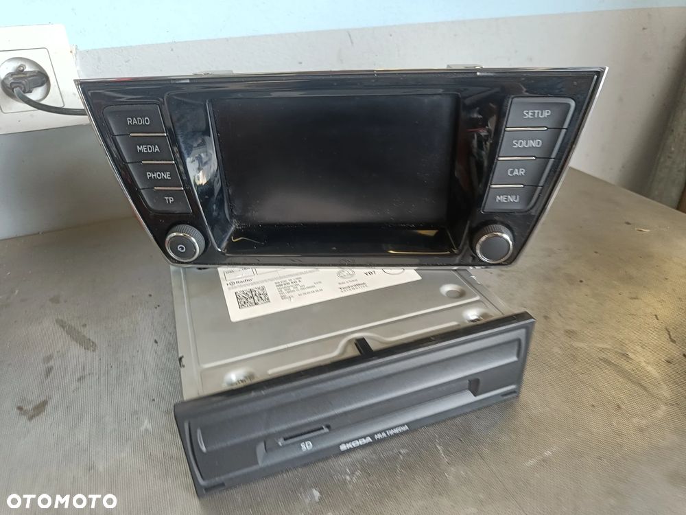 Radio Skoda Fabia 3 III Wyświetlacz Jednostka Czytnik 5Q0035842A 6V0919604 - 1