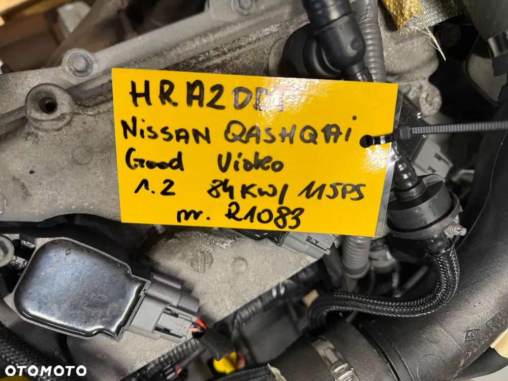 Silnik kompletny Nissan Qashqai film video HRA2DDT 1.2  TCE - 4