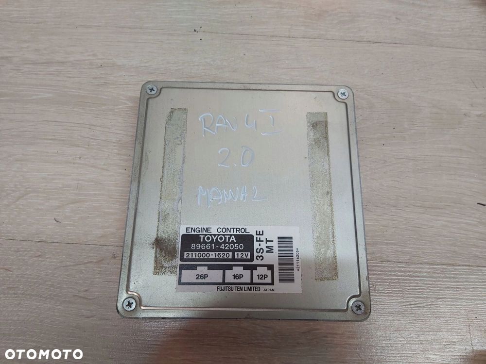 Toyota RAV4 I 2,0 3s-fe sterownik komputer silnika 89661-42050 - 10