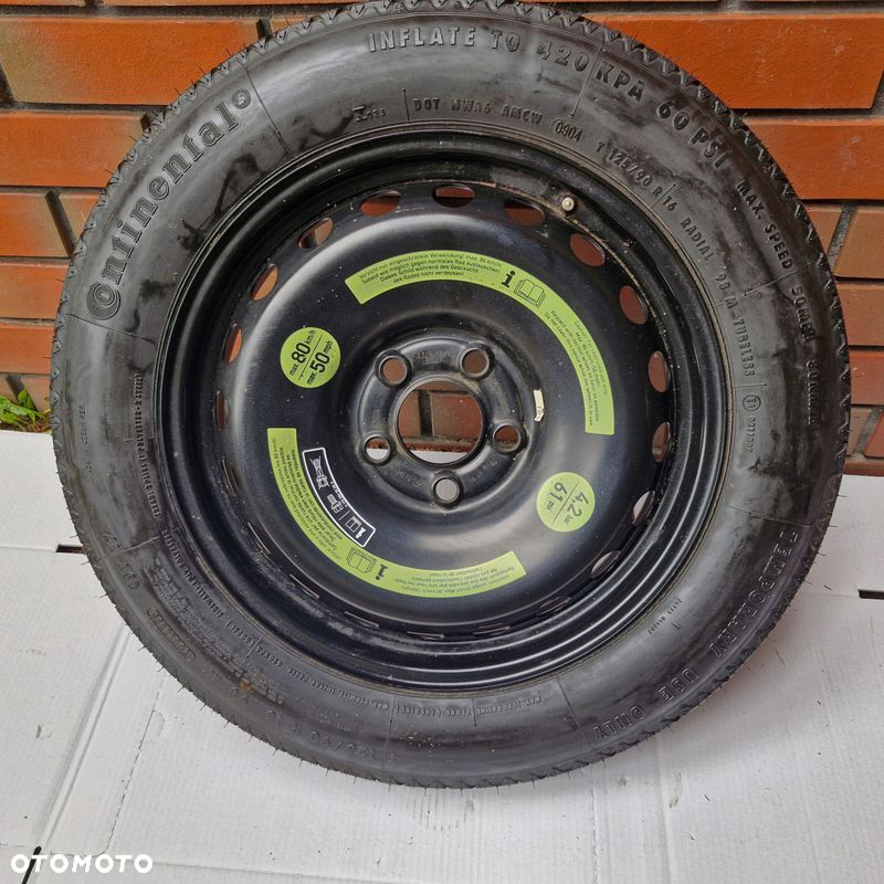 MERCEDES W209 KOŁO DOJAZDOWE 125/90/16 5x112 ET17 - 2