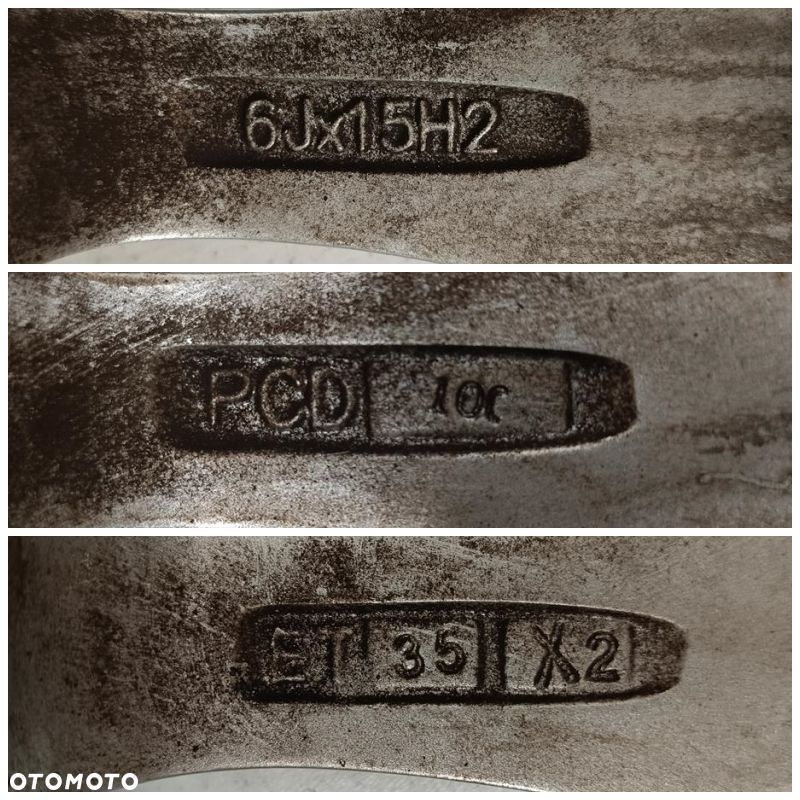 Alufelgi 4x100 15 ProLine Nissan Renault Kia Hyundai (F9251) - 7