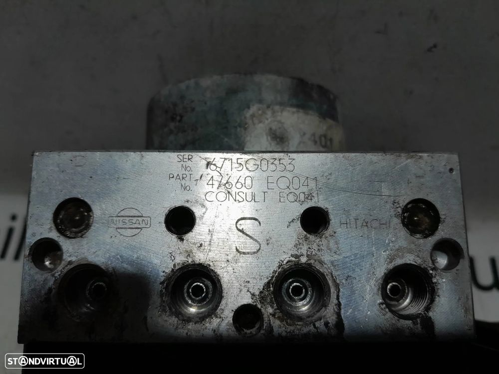ABS MODULO BLOCO HIDRAULICO NISSAN X-TRAIL I T30 2.2 DCI 16CV 136CV 4X4 47660EQ041 WA98000 - 6