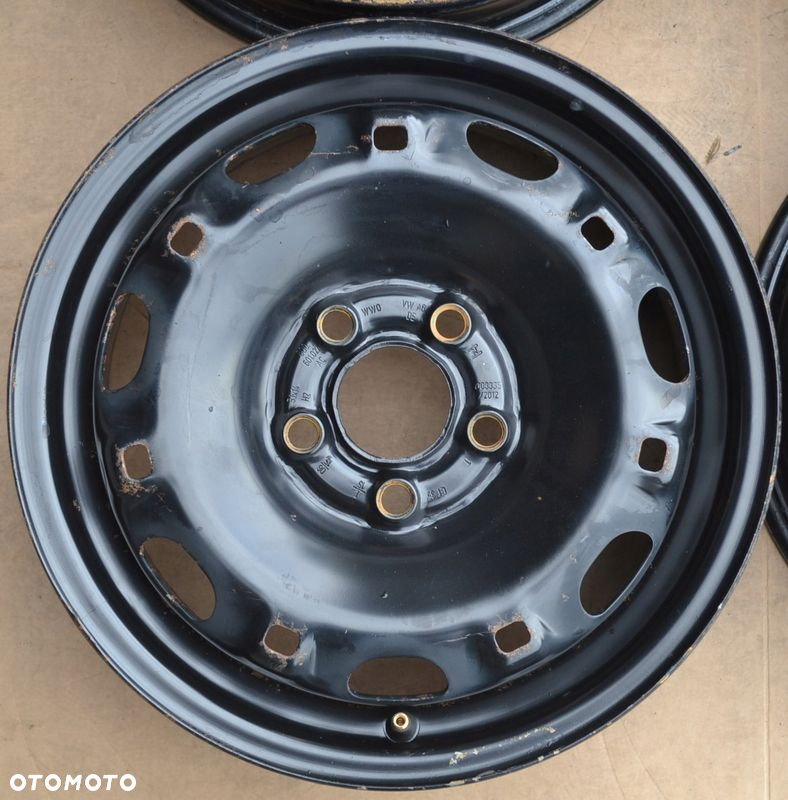 FELGI STALOWE OEM VW SKODA SEAT 5x100 5J14 ET 35 x4szt F-520 - 4