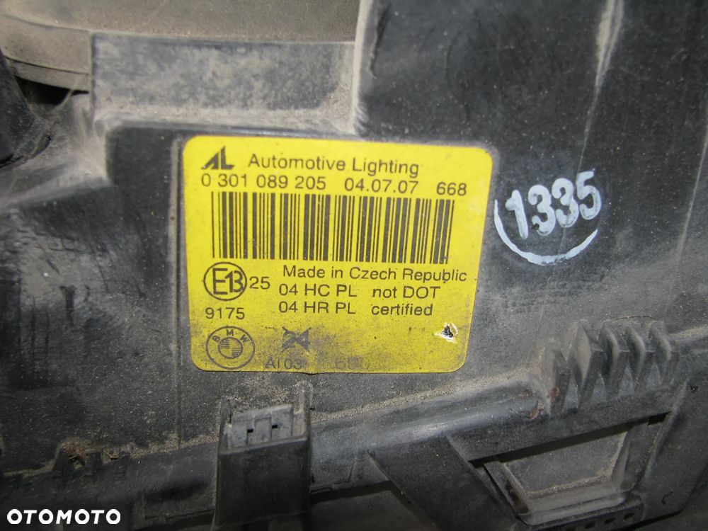LAMPA LEWY PRZÓD BMW E46 0301089205 - 5