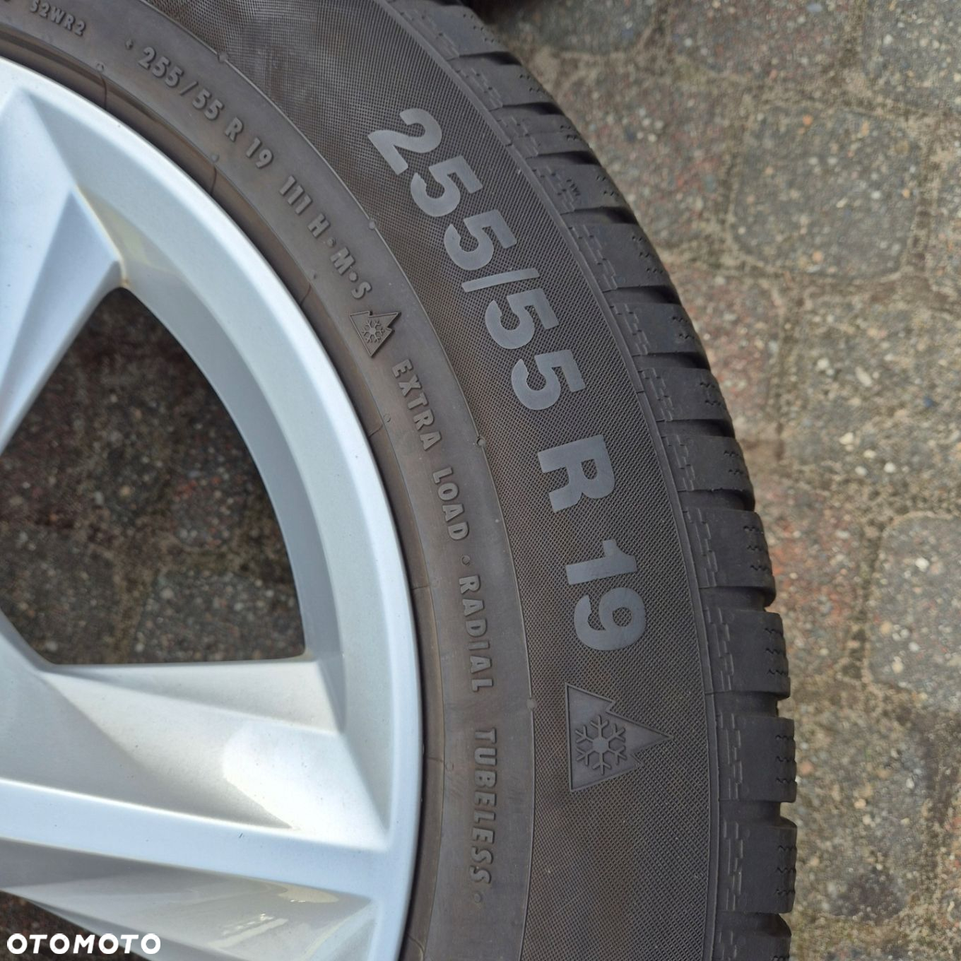 ZIMA KOŁA 19 AUDI Q7 Q8 ORYGIAŁ 255/55 R19 CONTINENTAL - 7