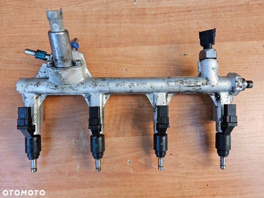 LISTWA WTRYSKOWA WTRYSKIWACZE CZUJNIKI KOMPLET OPEL VECTRA C SIGNUM 2.2 DIRECT Z22YH 55351030 155KM - 6