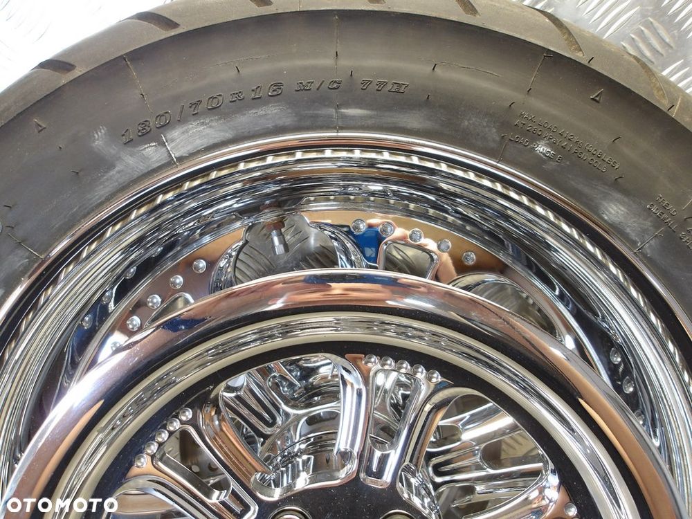 Koło felga akcesoryjna chrom 16" KAWASAKI VN 900 VULCAN CUSTOM 07-24r - 3