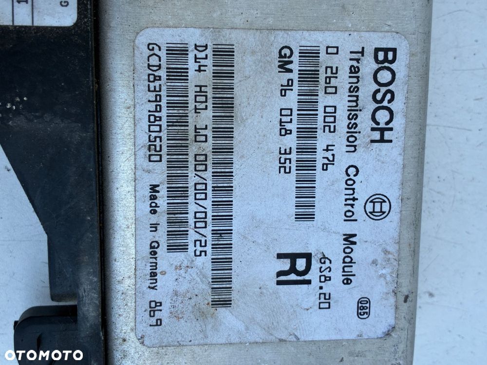 OPEL KOMPUTER  STEROWNIK  SKRZYNI BIEGÓW 96018352 - 3
