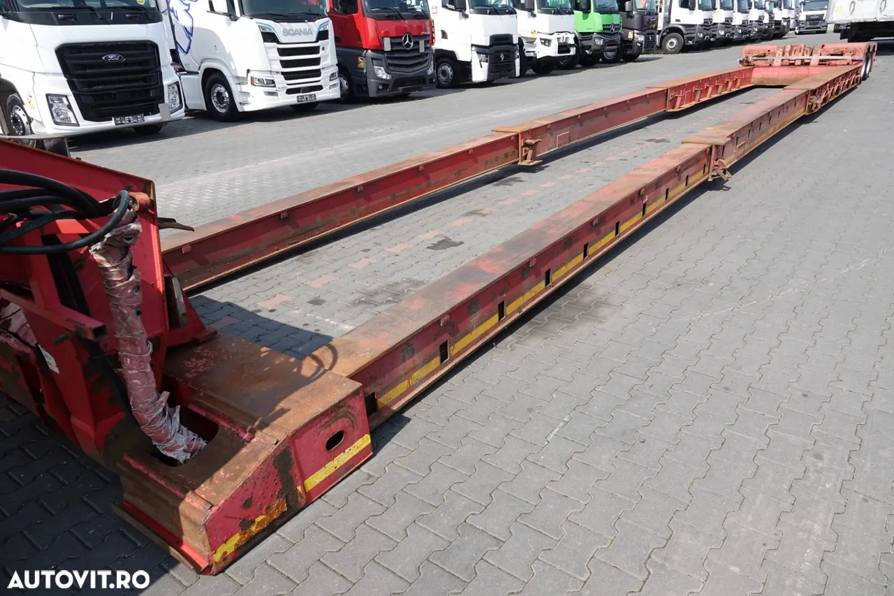 Nooteboom TIEFBET DETASABILE / ȘASIU JOS / EXTENSIBIL / OSI DE DIRECȚIE / Lungime 22 m / PORTATOR / TROLIU - 11