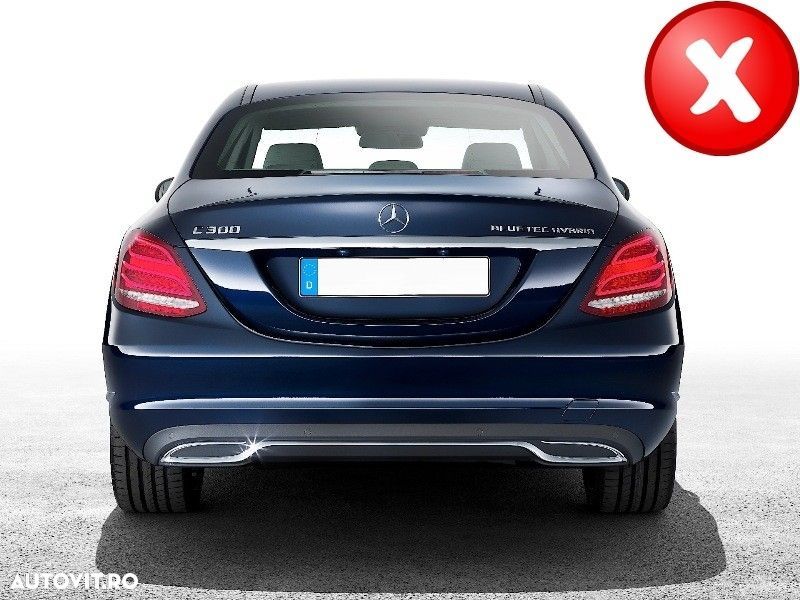 Ornamente tobe sistemul de evacuare compatibil cu Mercedes C-Class W20 - 6