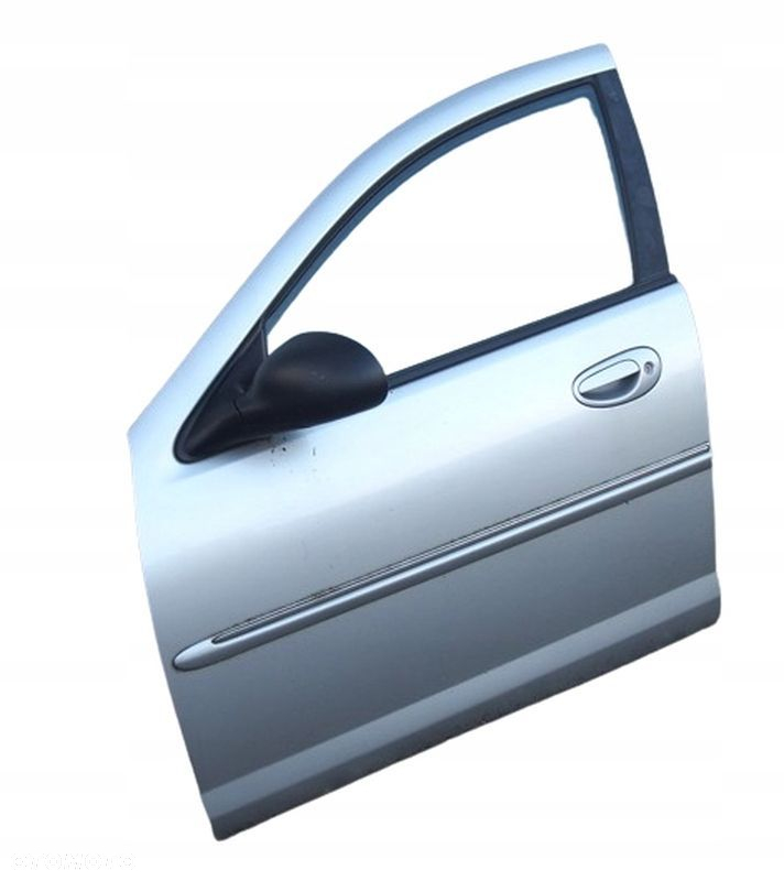 DRZWI LEWE PRZÓD PRZEDNIE KOMPLETNE SREBRNE CHRYSLER SEBRING II LIFT FL - 2