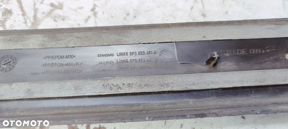 LISTWA PROGOWA LEWA S LINE AUDI A3 8P 8P3853491E - 7