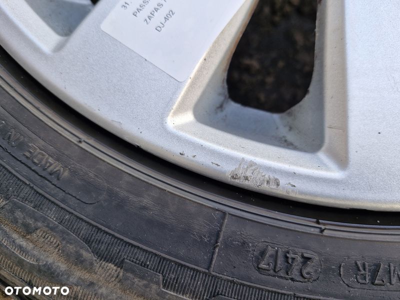 vw passat b6 golf 6 vi felga aluminiowa koło zapasowe 16'' 7j et45 5x112 dj-402 - 3