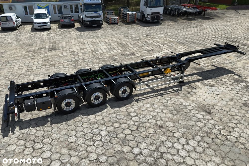 Inny super lekka i wytrzymała naczepa do przewozu kontenerów, kontenerowa, 40-45FT - SAF HOLLAND - ALUFELGI - 1