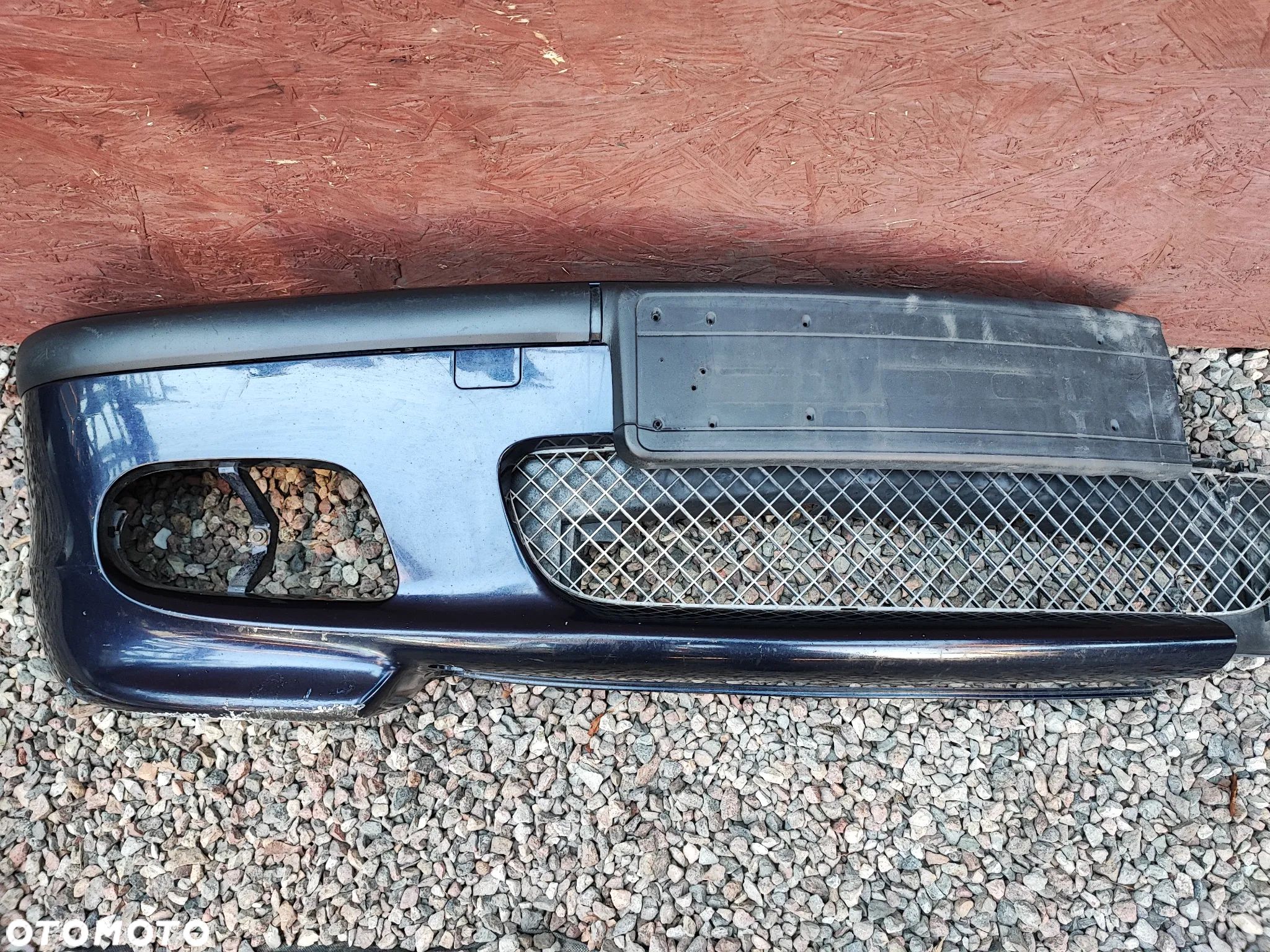 BMW E46 SEDAN / KOMBI ORYGINALNY ZDERZAK M-PAKIET PRZÓD POŁÓWKA DO SPAWANIA W KOLORZE ORIENT-BLAU METALICK O NR.  51 11 7 893 328 OEM - 1