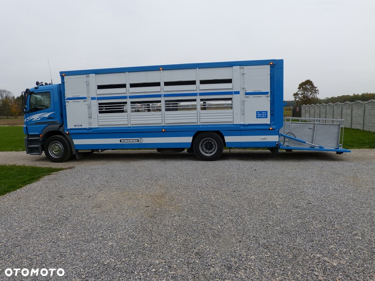 Mercedes-Benz AXOR 1829 DO ŻYWCA / ZWIERZĄT / BYDŁA Z WAGĄ / SUPER STAN / EURO 5 / DŁ. 7.50 M / CAŁY NA PODUSZKACH / DMC 18T!! - 17