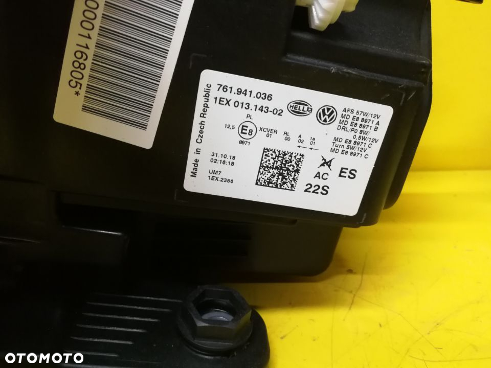 VW TOUAREG III LAMPA FULL LED LEWA PRAWA 761941035 036 - 14