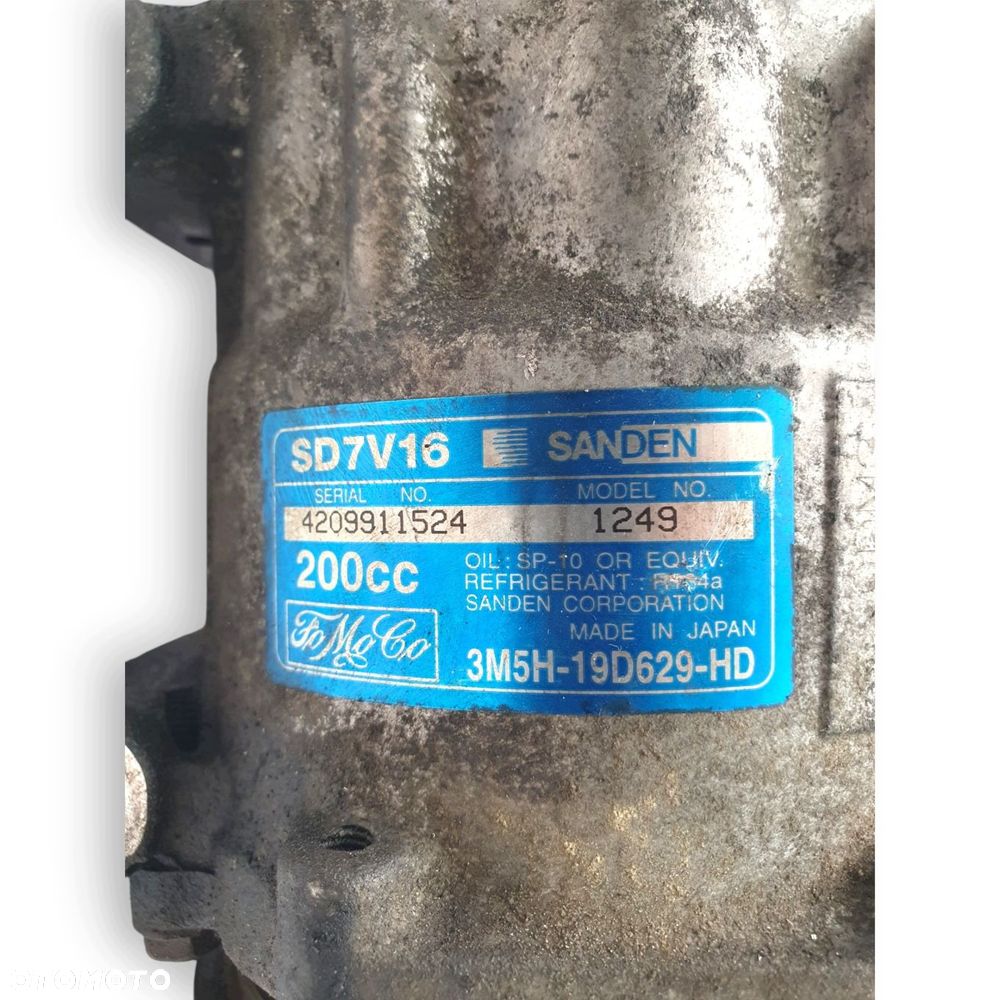 SPRĘŻARKA KLIMATYZACJI Volvo V50 Ford Focus 2.0 TDCi 3M5H19D629HD - 8