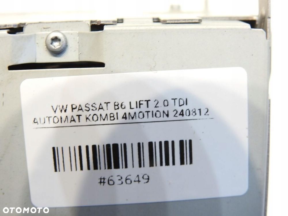 RADIO CD VW PASSAT B6 LIFT 3C8035195 7647239360 - 4