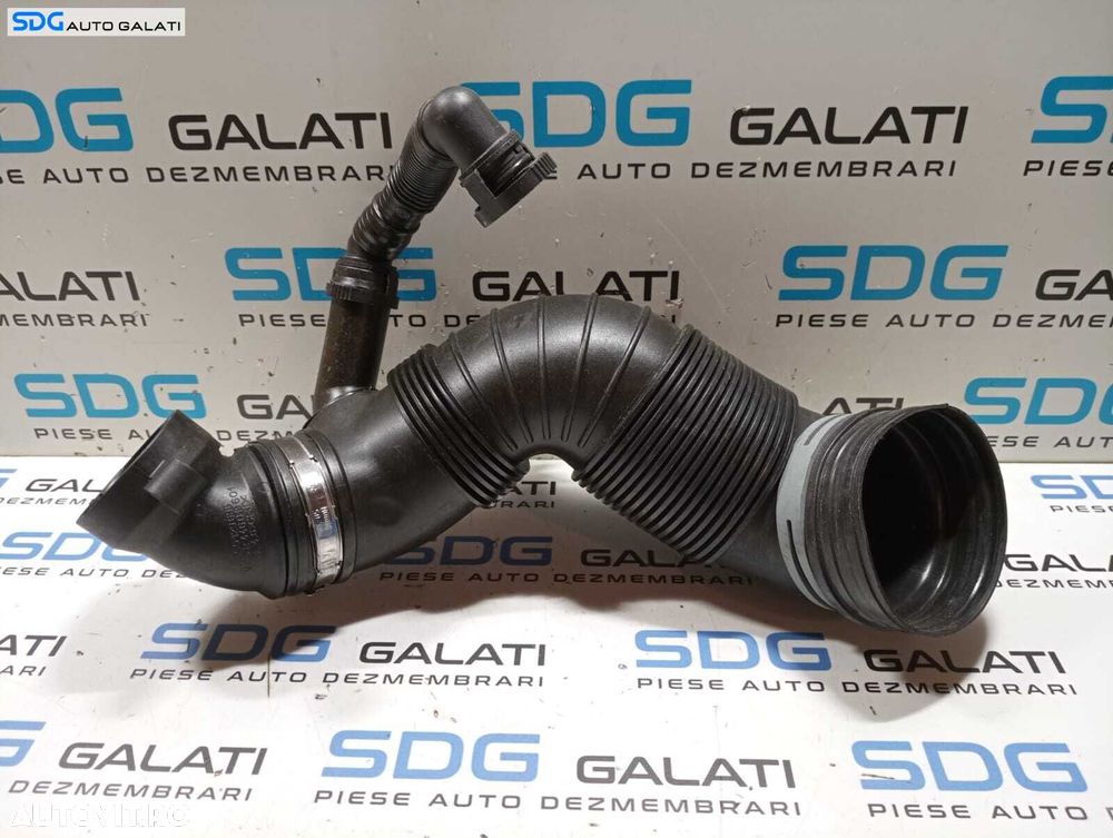 Tub Tubulatura Conducta Admisie Presiune Aer Intercooler Turbo Turbina Turbosuflanta Volkswagen Golf 6 2008 - 2014 Cod 3C0129654 3C0129635 [M5392] - 1