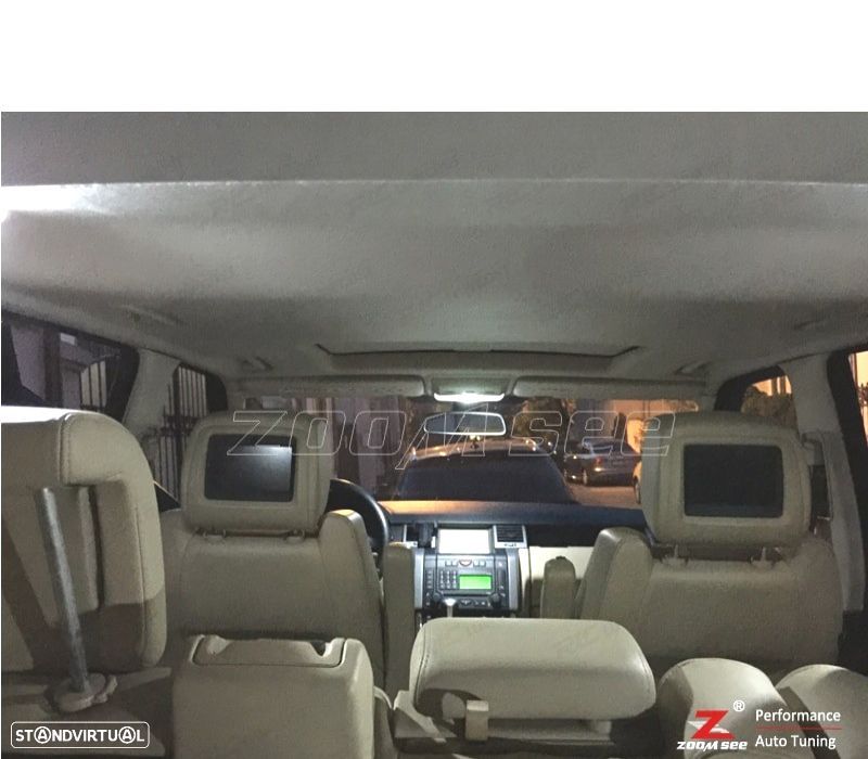 KIT COMPLETO 28 LÂMPADAS LED INTERIOR PARA LAND ROVER SPORT 05-13 - 5