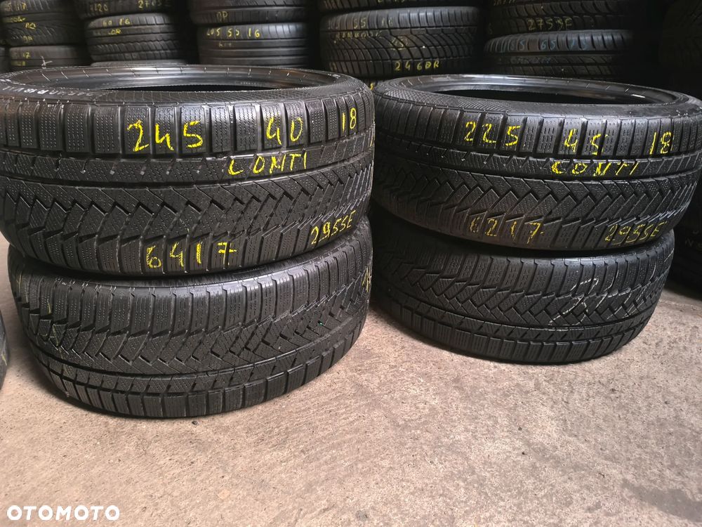 225/45R18 95V XL 245/40R18 97V Opony Zimowe Zima Continental WinterContact TS850P 6,5mm Legnica ALU-RAD 225/45 245/40 - 1