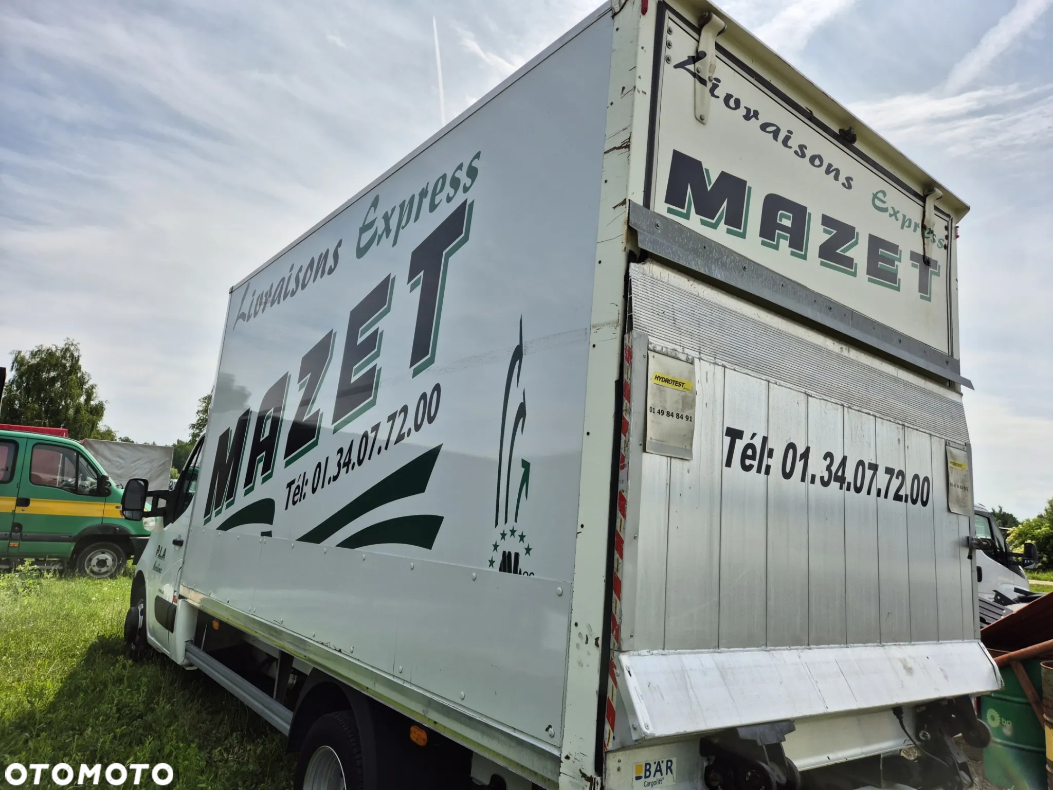 Kontener 8 palet winda 750kg Bar, Regulowana szerokość podramówki, Master, Iveco, Ducato, Inne - 4