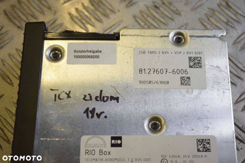 TELEMATYKA MAN RIO BOX 81.27607-6006 - 2