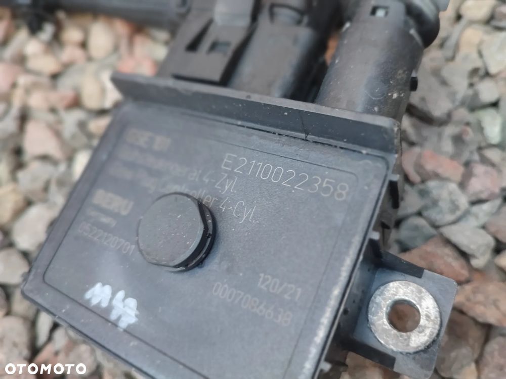 BMW E46 / E60 / E90 / E87 / E83  ORYGINALNY STEROWNIK ŚWIEC ŻAROWYCH + WIĄZKA DO SILNIKÓW GAMY M47D20 ( 150KM / 163KM ) 2.0D / 1.8D BERU O NR.  12 21 7 786 821 /  12 21 7 801 200 OEM SPRAWNY W 100% NUMERY BERU E2110022358 - 17