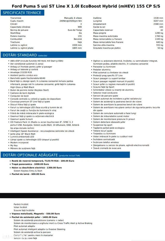 Ford Puma 1.0 EcoBoost MHEV ST Line X - 17