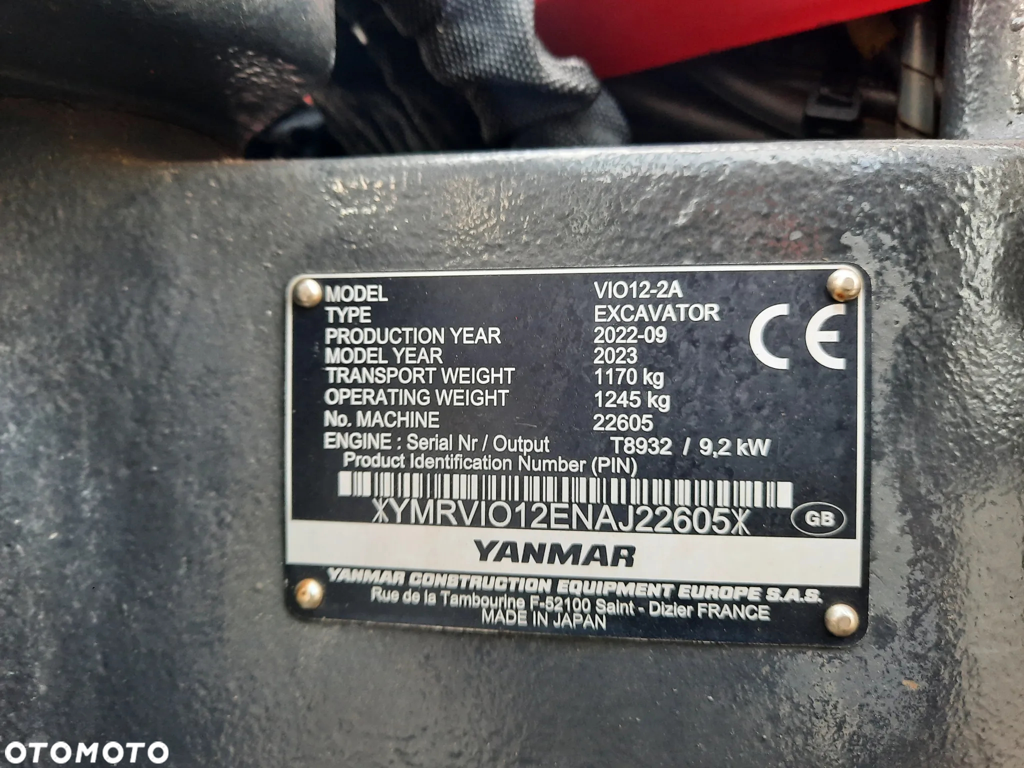 Yanmar ViO 12 - 2A - 15