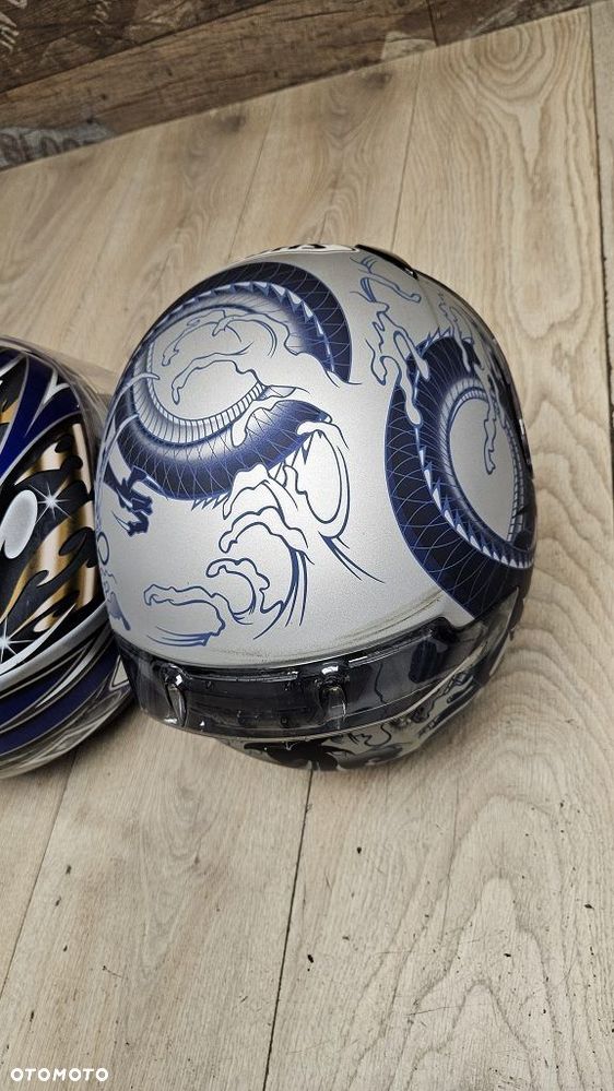 Zestaw 2 kasków SHOEI XR-1000 + Raid II Rozmiar XS Do renowacji / Na części - 7