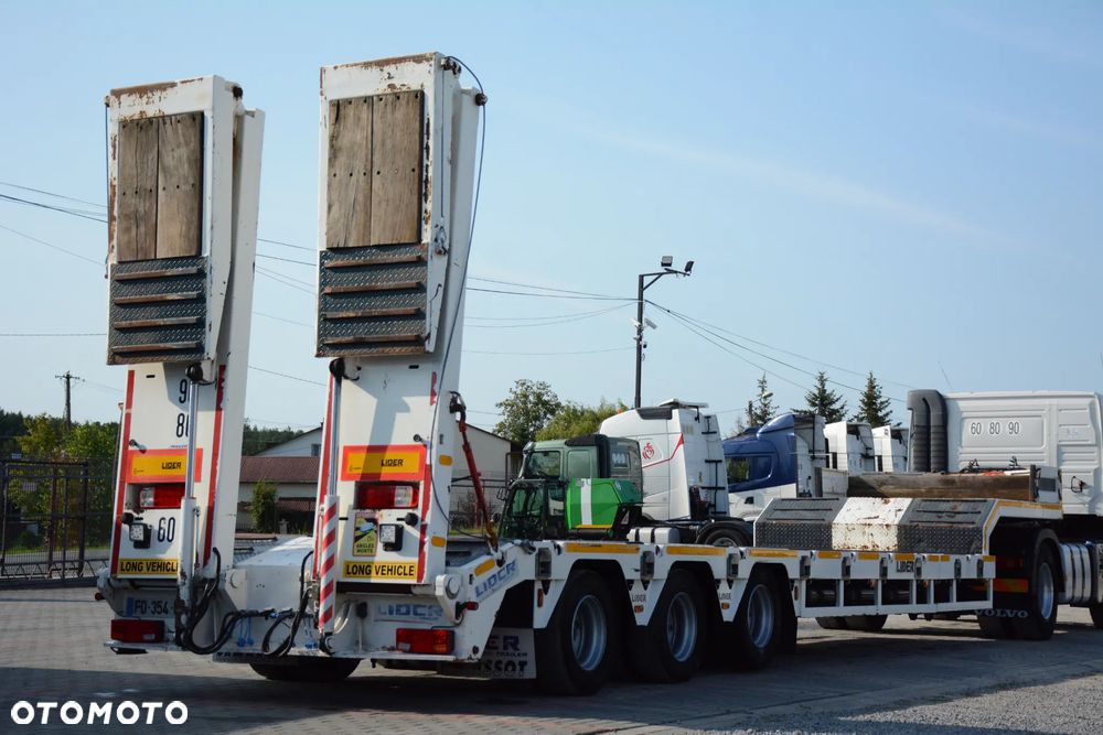 LIDER Trailers LWBD3A / 2019 r / Rozciągana 6m / 3 osie / Podnoszona oś - 8