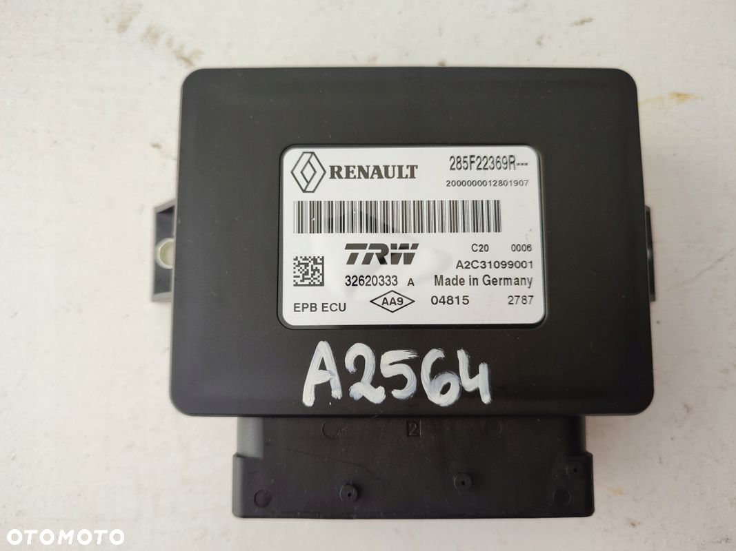 Moduł hamulca ręcznego RENAULT MEGANE III LIFT 13-16 110TYS 285F22369R - 1