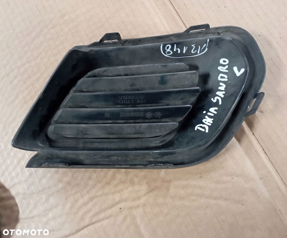 DACIA SANDERO 2 16-20 ATRAPA KRATKA ZDERZAKA LEWA 263368187R - 3