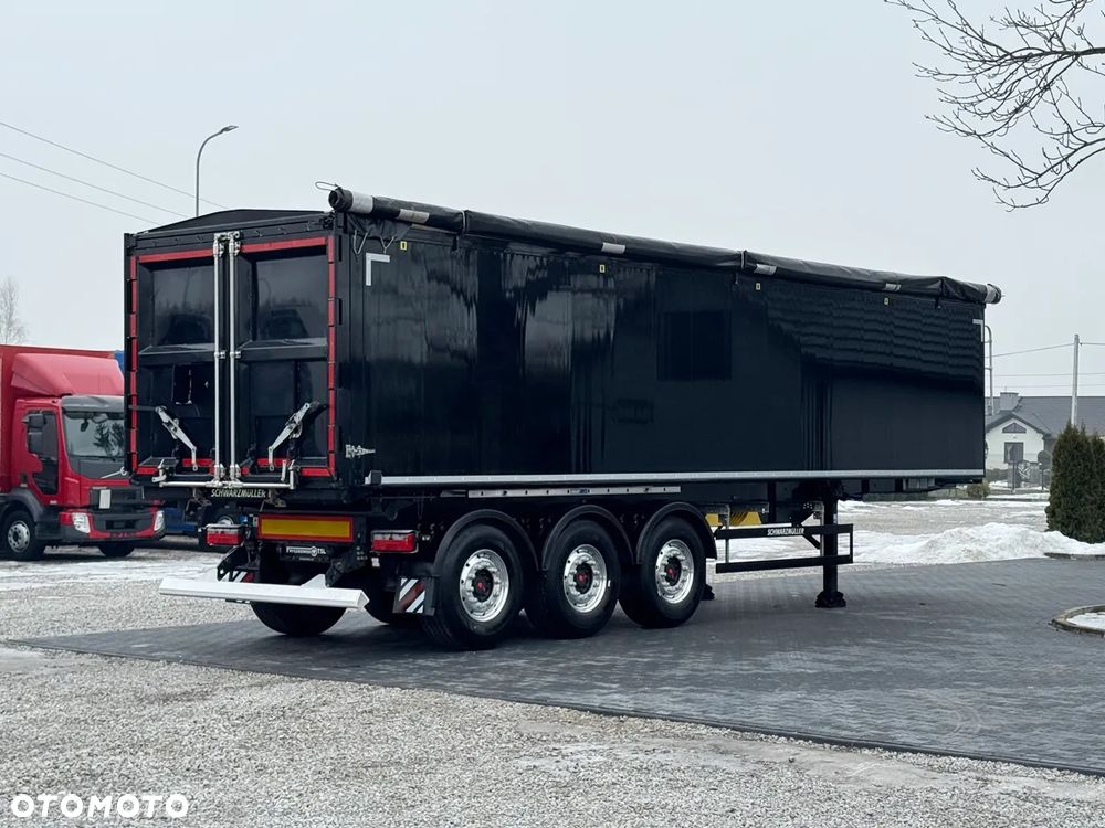 Schwarzmuller SK/ WAGA 6000 kg / 50 m3 / KLAPO-DRZWI / PODNOSZONA OŚ  / IDEALNY STAN - 13