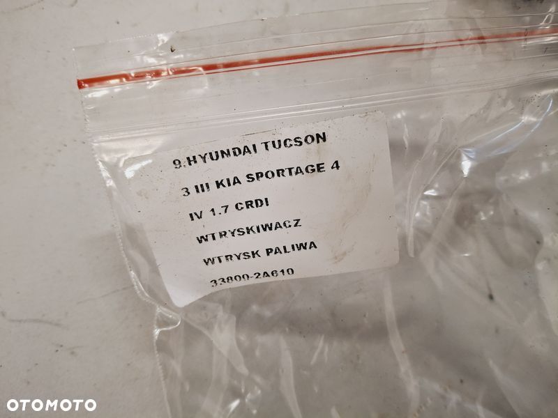 HYUNDAI TUCSON III 3 SPORTAGE III 3 1.7 CRDI WTRYSKIWACZ PALIWA 33800-2A610 - 4