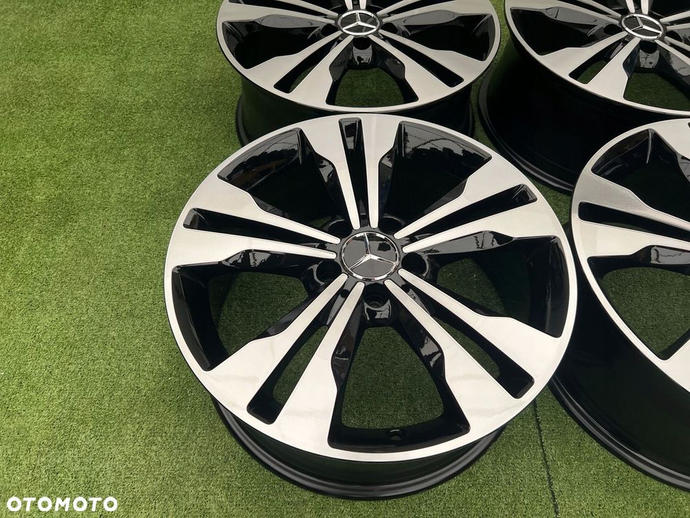 KOMPLET FELG FELGI ALU MERCEDES A B V KLASA VITO 18 ET52 ORYGINALNE - 5
