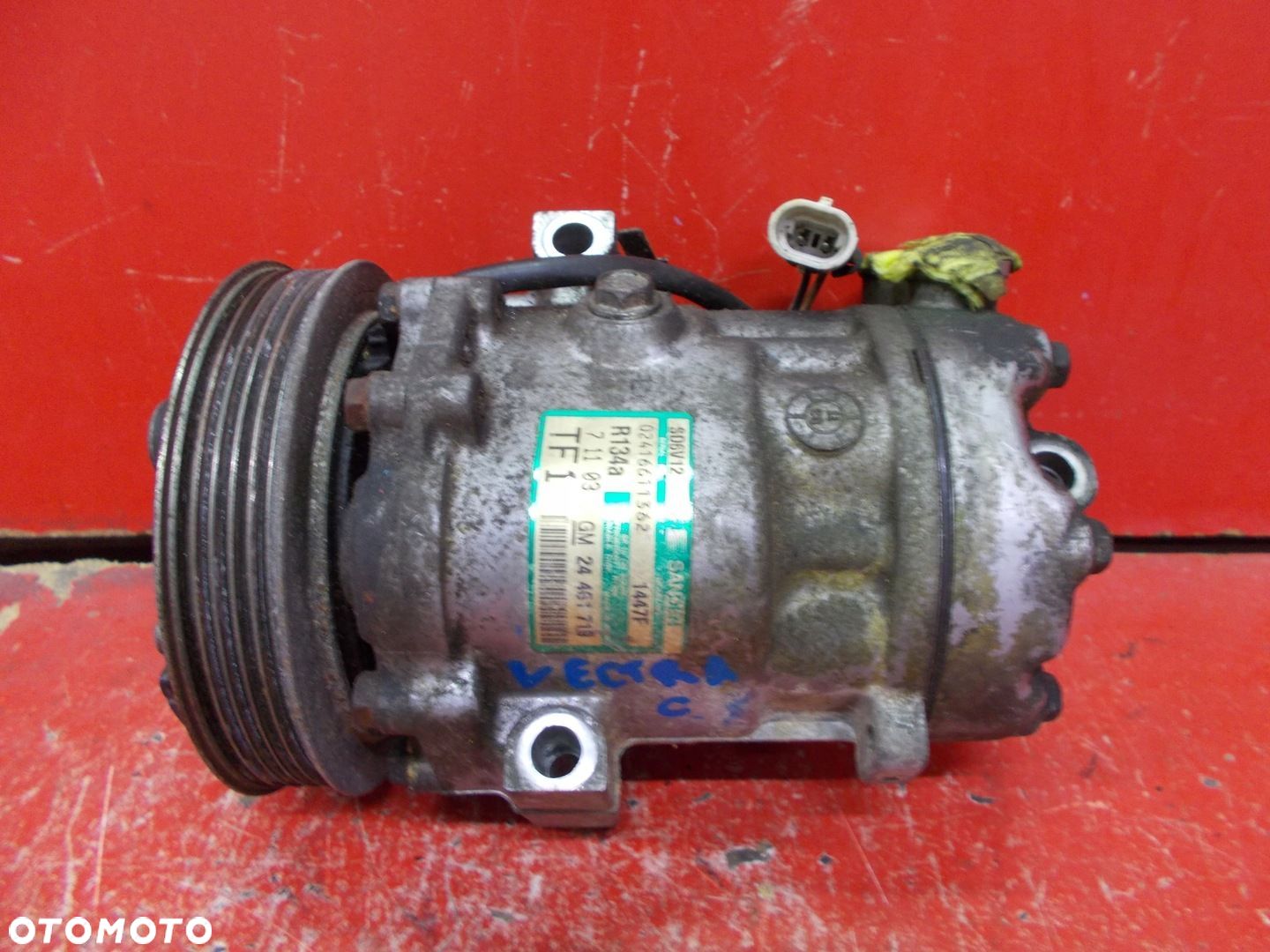 OPEL CORSA C MERIVA 24461719 KOMPRESOR KLIMATYZACJI SPRĘŻARKA AGILA ASTRA - 1