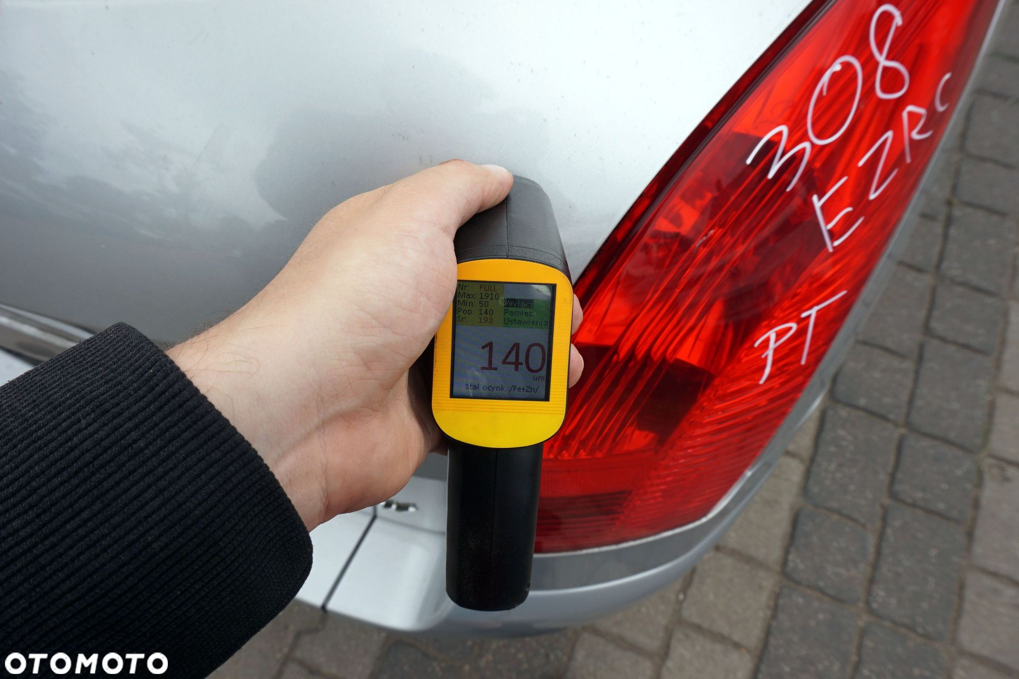 KLAPA BAGAŻNIKA TYLNA 308 I T7 SW KOMBI EZRC  SREBRNY PEUGEOT 2007-2011 - 5