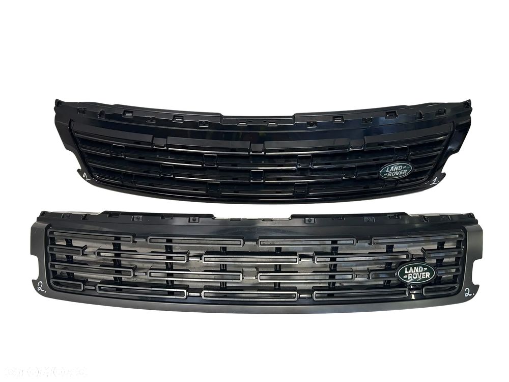 RANGE ROVER SPORT III L461 22- GRILL ATRAPA CHŁODNICY ZNACZEK ORYGINAŁ - 1